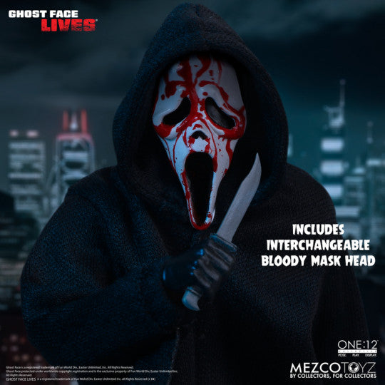 MEZCO One:12 Collective -Ghostface 1/12 Scale