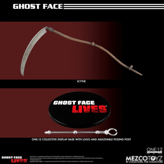 MEZCO One:12 Collective -Ghostface 1/12 Scale