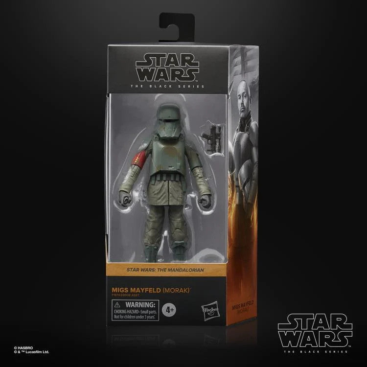 Star Wars: The Mandalorian – Migs Mayfeld (Morak) – The Black Series – Hasbro Description